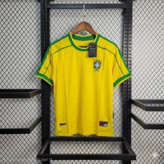 Camisa Brasil I 1998 - Retrô Copa do Mundo